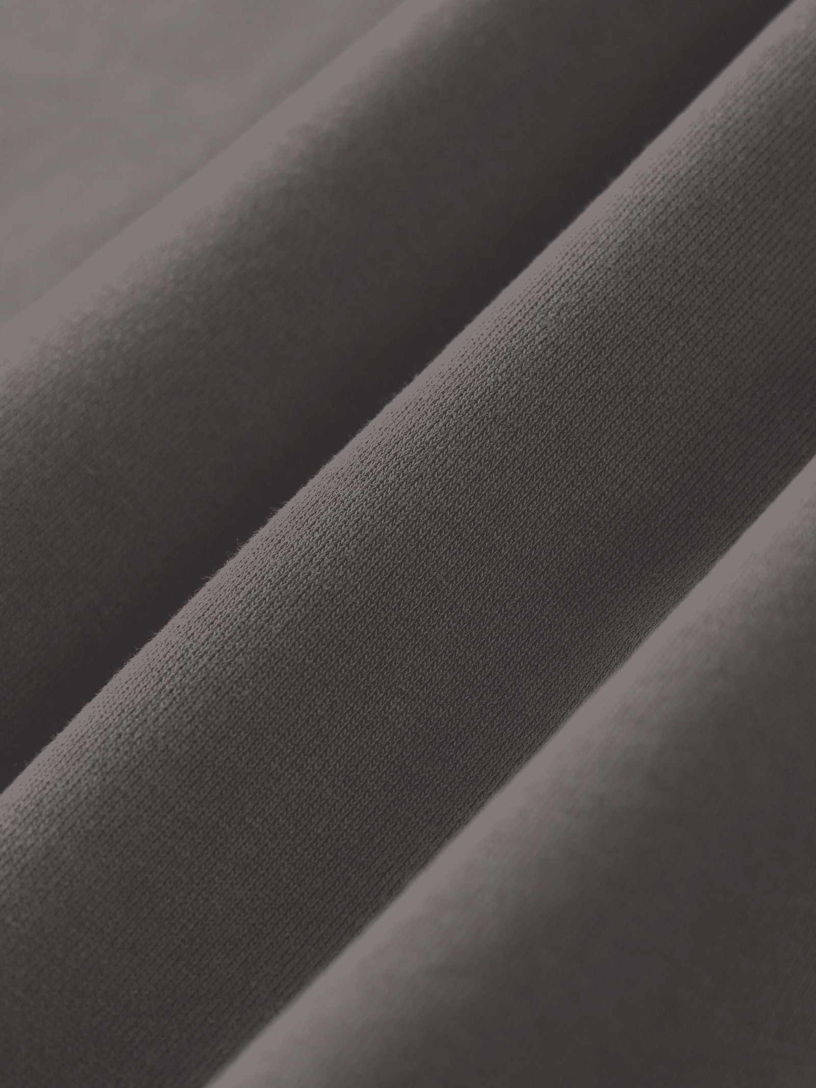 Heavyweight cotton hoodie 530gsm Dark Gray — fleece fabric closeup