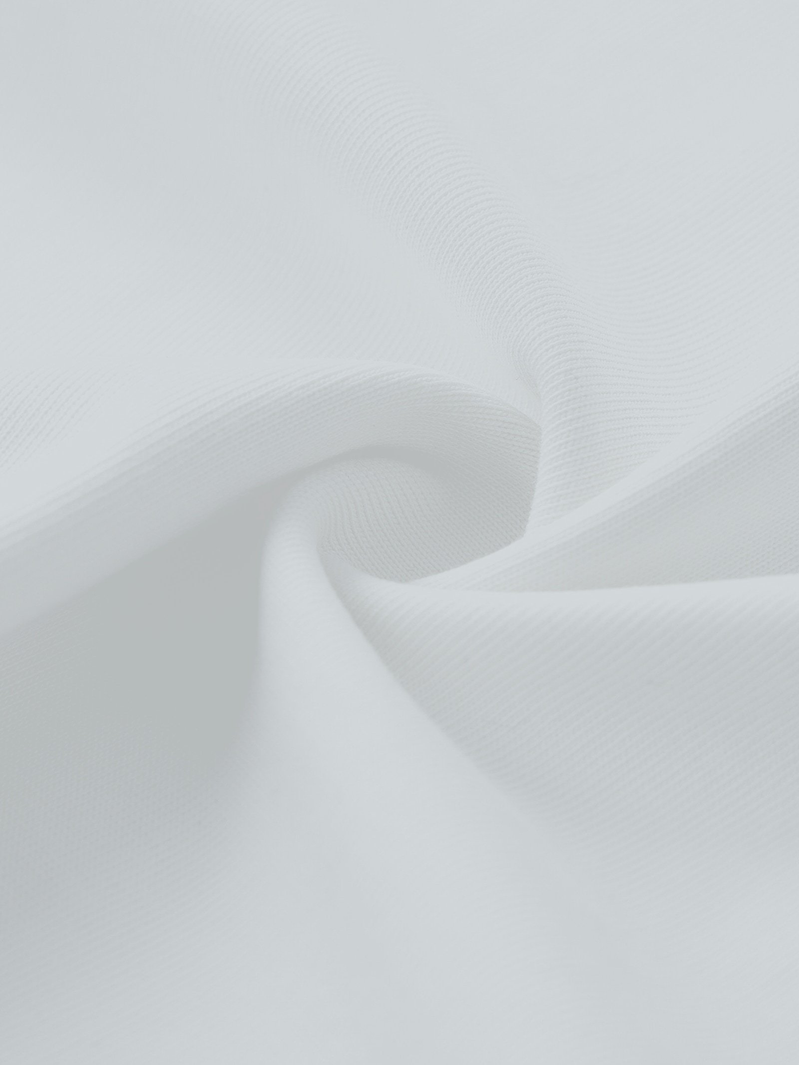 Loose fit cotton polo 275gsm Flower Gray — cotton pique texture