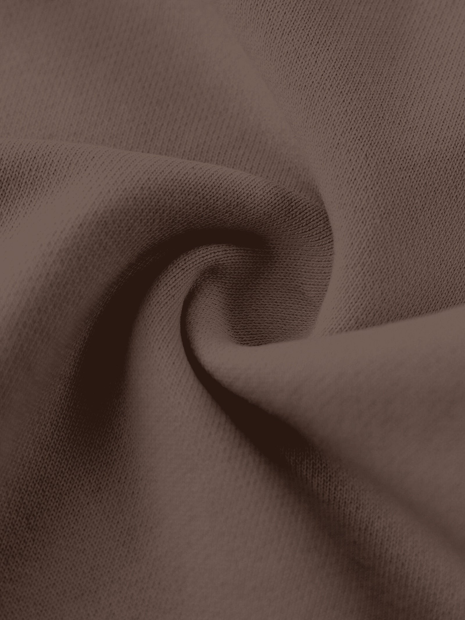 Heavyweight cotton sweatpants 530gsm Coffee — cotton fleece texture