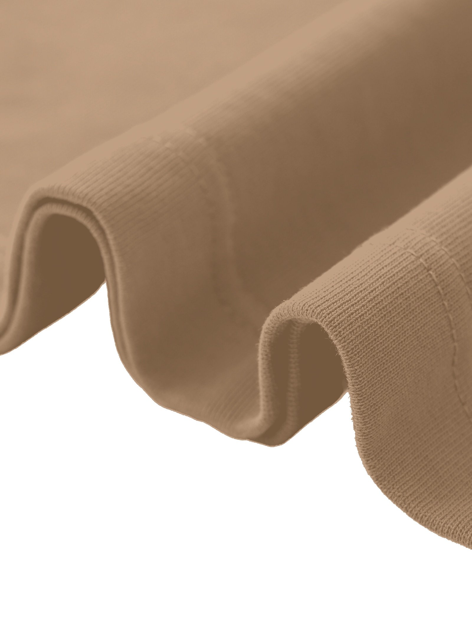 Heavyweight cotton t-shirt 330gsm Moss Green — fabric weave closeup