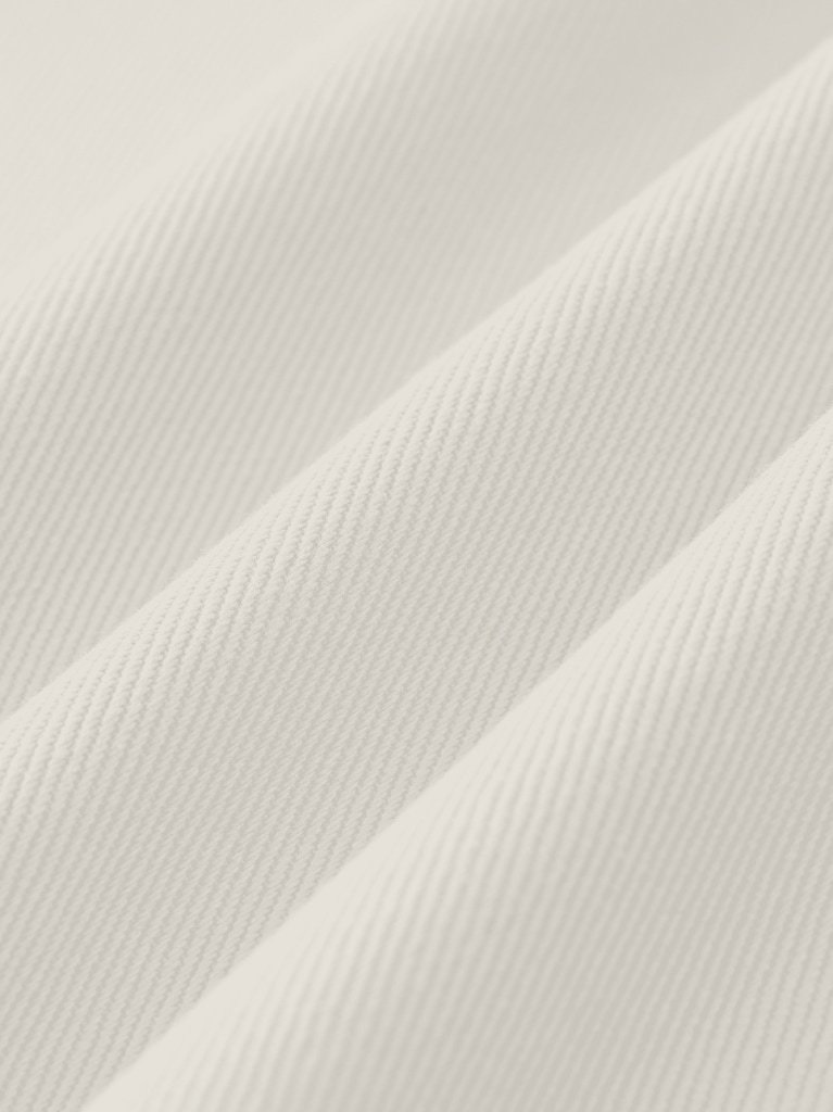 Straight leg cotton trousers Beige — cotton texture
