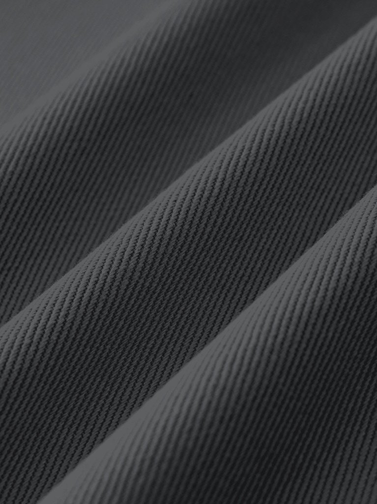 Straight leg cotton trousers Black — cotton texture