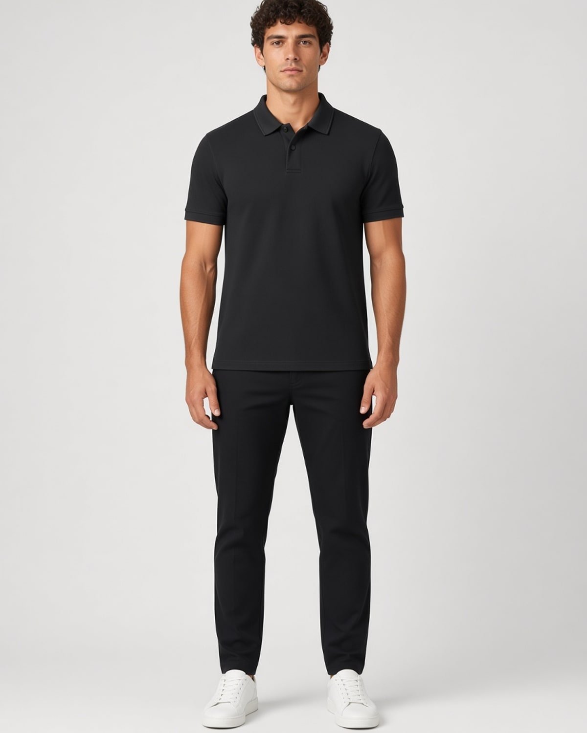 The Polo — Black — on body