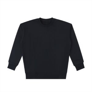 Heavyweight Cotton Sweatshirt — Black