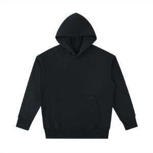 Heavyweight Cotton Hoodie — Black