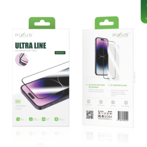 Rixus Clear HD Ultra Line Tempered Glass For Apple iPhone 15 Plus