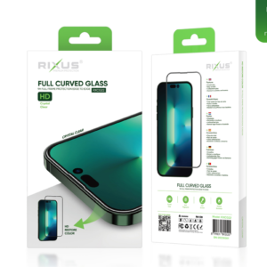 Rixus Clear HD Full Curved Edge Tempered Glass For Samsung Galaxy A03S, A02S