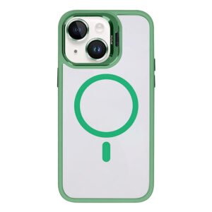 Rixus Classic 03 Case With MagSafe Compatible For Apple iPhone 14 Plus Light Green