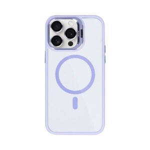 Rixus Classic 03 Case With MagSafe Compatible For Apple iPhone 12 Pro Max Light Purple