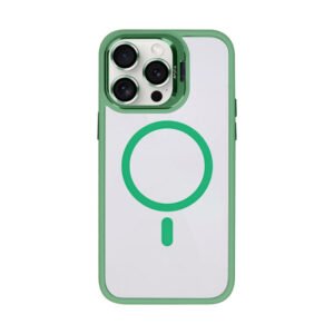 Rixus Classic 03 Case With MagSafe Compatible For Apple iPhone 12 Pro Max Light Green