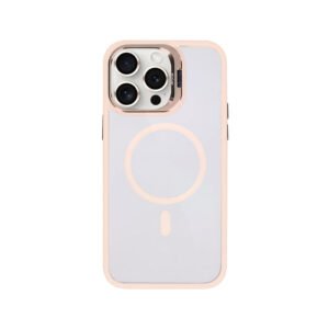 Rixus Classic 03 Case With MagSafe Compatible For Apple iPhone 12 Pro Max Light Pink