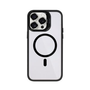 Rixus Classic 03 Case With MagSafe Compatible For Apple iPhone 12 Pro Max Black