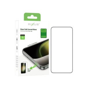 Rixus Clear HD Full Curved Edge Tempered Glass For Samsung Galaxy A25