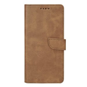 Rixus Bookcase For Apple iPhone 17 Light Brown