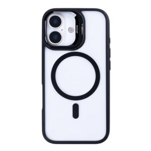Rixus Classic 03 Case With MagSafe Compatible For Apple iPhone 17 Black