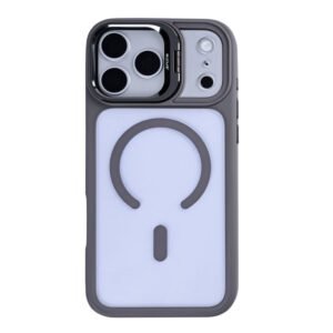 Rixus Classic 03 Case With MagSafe Compatible For Apple iPhone 17 Pro Titanium Grey