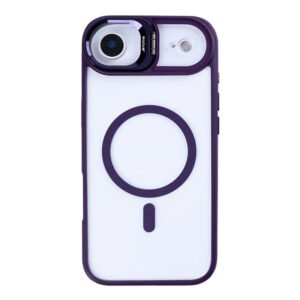 Rixus Classic 03 Case With MagSafe Compatible For Apple iPhone 17 Air Deep Purple