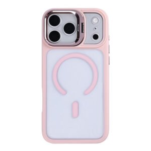 Rixus Classic 03 Case With MagSafe Compatible For Apple iPhone 17 Pro Max Light Pink