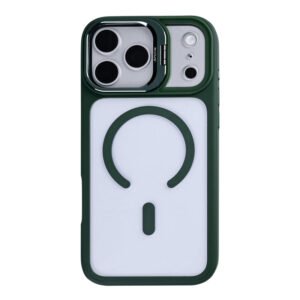 Rixus Classic 03 Case With MagSafe Compatible For Apple iPhone 17 Pro Max Dark Green