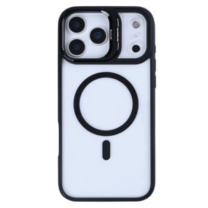 Rixus Classic 03 Case With MagSafe Compatible For Apple iPhone 17 Pro Max Black