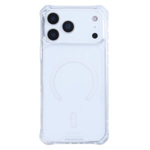 Rixus Armor-X Anti Shock Case With MagSafe Compatible For Apple iPhone 17 Pro Max Transparent