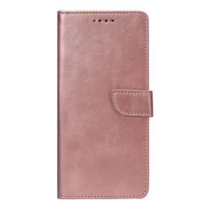 Rixus Bookcase For Samsung Galaxy A07, A08 Pink
