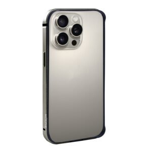 Rixus Crash Guard Case For Apple iPhone 15 Pro Natural Titanium