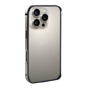 Rixus Crash Guard Case For Apple iPhone 16 Pro Natural Titanium