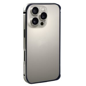 Rixus Crash Guard Case For Apple iPhone 16 Pro Max Natural Titanium