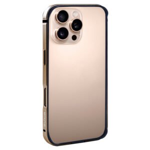 Rixus Crash Guard Case For Apple iPhone 16 Pro Max Desert Titanium