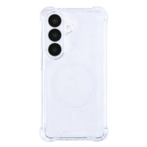 Rixus Anti-Burst Case With MagSafe Compatible For Samsung Galaxy S26 Transparent