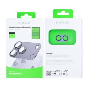 Rixus Ultra Clear Camera Protection For Apple iPhone 17 Mist Blue