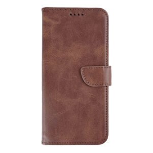 Rixus Bookcase For Samsung Galaxy S26 Plus Brown