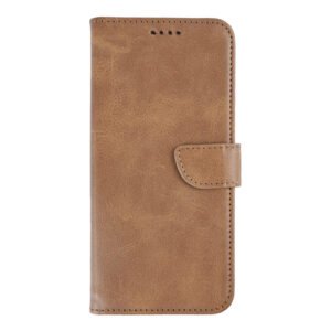 Rixus Bookcase For Samsung Galaxy S26 Plus Light Brown