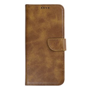 Rixus Bookcase For Samsung Galaxy A57 Light Brown
