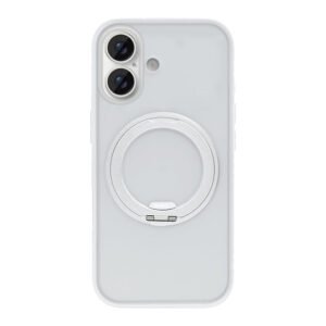 Rixus SnapGrip 360 Case For Apple iPhone 16 White