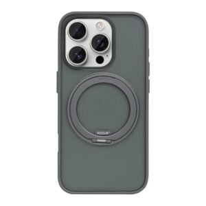 Rixus SnapGrip 360 Case For Apple iPhone 16 Pro Grey