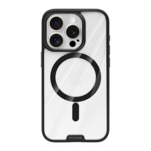 Rixus Crystal Amber Case For Apple iPhone 15 Pro Max Black