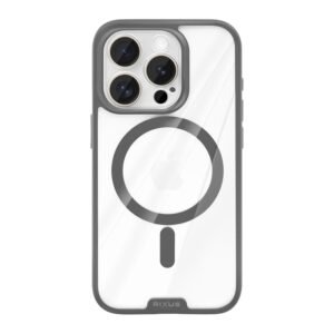 Rixus Crystal Amber Case For Apple iPhone 14 Pro Grey