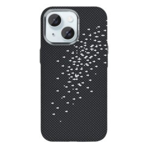 Rixus Alpine Ultra-Slim Case With MagSafe Compatible RXD022 For Apple iPhone 15 Galaxy Black