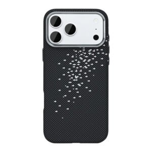 Rixus Alpine Ultra-Slim Case With MagSafe Compatible RXD022 For Apple iPhone 17 Pro Galaxy Black