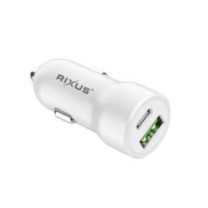 Rixus RXCC16D Fast Car Adapter Dual Port (PD+QC 3.0) (Counter Display 02)
