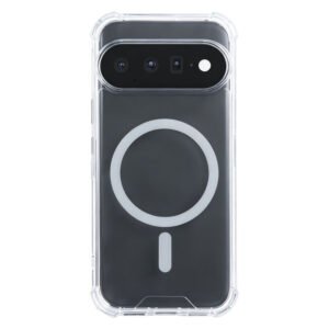 Rixus Anti-Burst Case With MagSafe Compatible For Google Pixel 11 Transparent