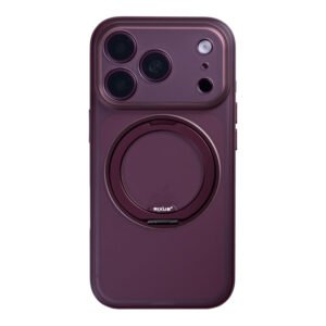 Rixus SnapGrip 360 Case For Apple iPhone 17 Pro Max, 18 Pro Max Deep Purple