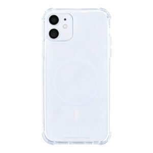 Rixus Anti-Burst Case With MagSafe Compatible For Apple iPhone 11 Transparent