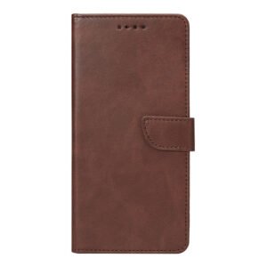 Rixus Bookcase For Samsung Galaxy S23 FE Brown