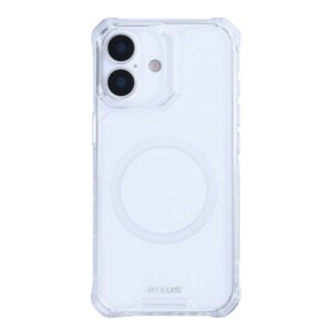 Rixus Armor-X Anti Shock Case With MagSafe Compatible For Apple iPhone 16 Plus Transparent