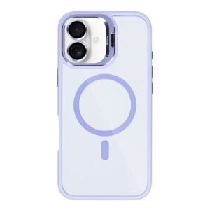 Rixus Classic 03 Case With MagSafe Compatible For Apple iPhone 16 Plus Light Purple