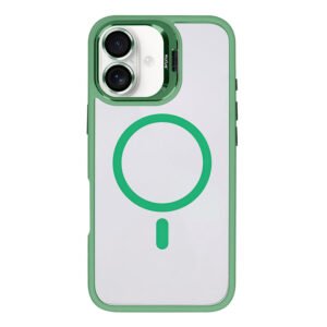 Rixus Classic 03 Case With MagSafe Compatible For Apple iPhone 16 Plus Light Green