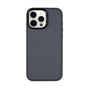 Rixus Mag Carbon With MagSafe Compatible For Apple iPhone 13 Pro Titanium Black